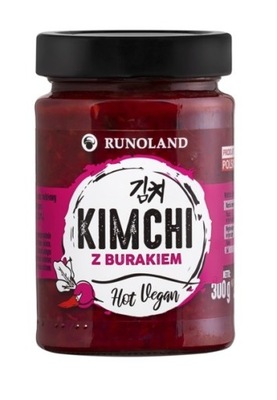 Kimchi z burakiem, Hot Vegan, 300 g, Runoland