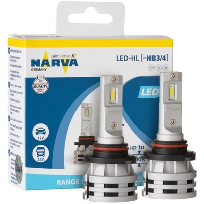 NARVA RANGE PERFORMANCE DIODO LUMINOSO LED HB4 HB3 12V 24V 24W  