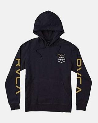 RVCA BLUZA MĘSKA GRANATOWA CASUAL LOGO S 1RXG