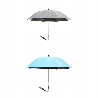 2 szt. Regulowany parasol do wózka Parasol