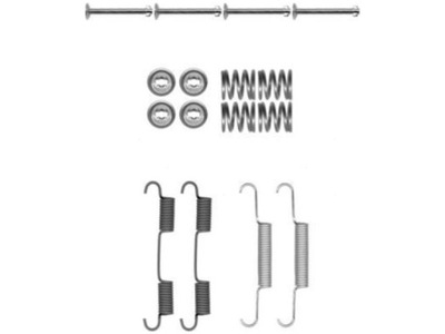 JUEGO DE MONTAJE ZAPATAS NISSAN 370 CON 3.7 09- NP300 2.5 3.0 05-  