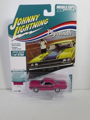 Johnny Lightning 1:64 Plymouth GTX 1970 m.rouge