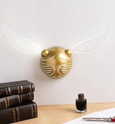 Lampka Harry Potter Hogwarts Golden Snitch Złoty znicz