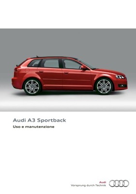 Audi A3 Sportback 2008-12 Nowa Instrukcja Obsługi