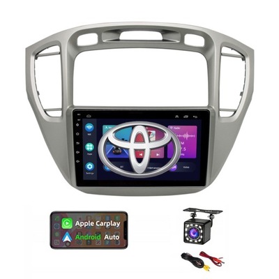 TOYOTA HIGHLANDER 00-07 RADIO 2DIN ANDROID12 2GB 32GB WIFI GPS FM CARPLAY  