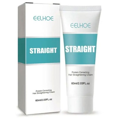 Eelhoe Straight Cream 60 ml - Proteinowy Krem Wygładzający Włosy