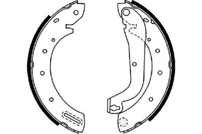 Abe гальмівні колодки гальмівні ford maverick ldv cub mazda фото №1