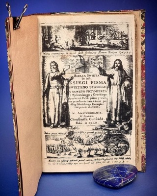 BIBLIA GDAŃSKA 1660, Księga Hioba + 7 Psalmów