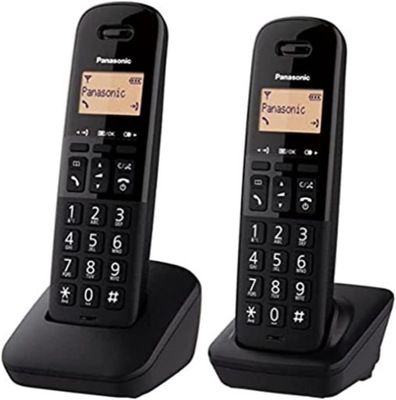 2x Telefon bezprzewodowy Panasonic KX-TGB612FRB Duo