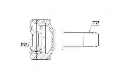 PRZEGUB PÓŁOSI NPW-BM-057 NTY