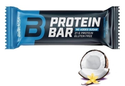 Biotech Protein Bar 70g Wanilia Kokos Baton Białkowy