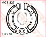 TRW LUCAS BRAKE SHOES BRAKE (80X18MM) (H301) (PROMOCJA)  