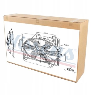 Nissens 85882 вентилятор, охлаждение двигателя фото №1