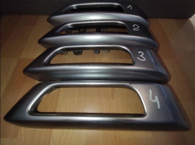 Решітка рамка протитуманної фари бампера range rover sport фото №1