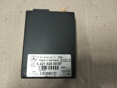 Mercedes блок керування модуль webasto a2218200097 фото №1
