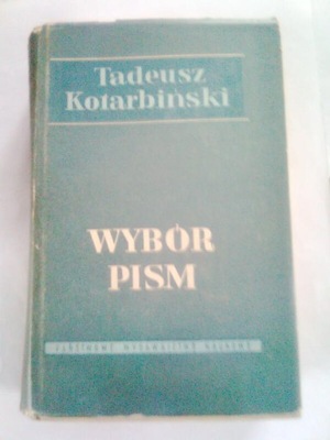 WYBÓR PISM - Tadeusz Kotarbiński