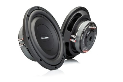 Subwoofer GLADEN RS-X 10 SLIM D2 - 300W RMS, 4ohm 10", PŁYTKI MONTAŻ!