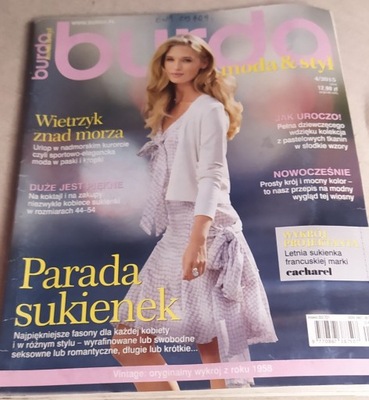 Burda moda piękno relaks 4/2015- parada sukienek