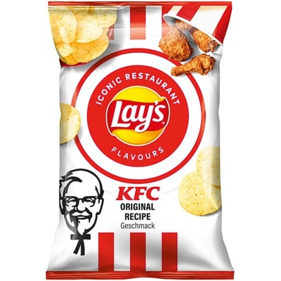 Chipsy Lay's KFC Original smak Oryginalnego Kurczaka Kurczak 150g z USA