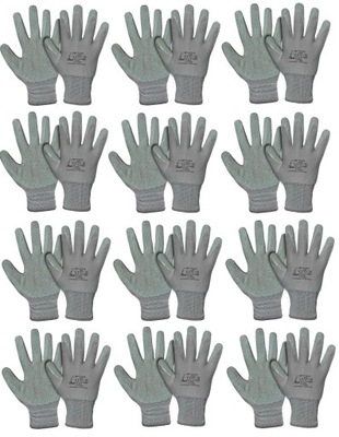 12 par rękawice rękawiczki ochronne robocze BEST TYTAN bardzo mocne 10 - XL