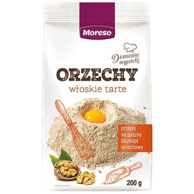 Moreso Orzechy włoskie tarte mąka orzechowa 200 g