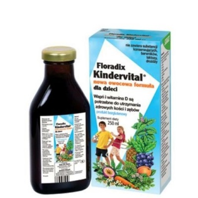 KINDERVITAL WITAMINY DLA DZIECI PRODUKT NATURALNY