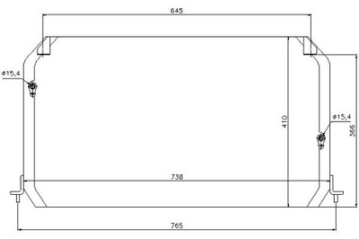 Конденсатор кондиционера lexus es toyota camry 2.2/3 фото №1
