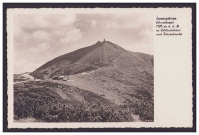 Riesengebirge - Schneekoppe 1605 m - Śnieżka - 1940 rok