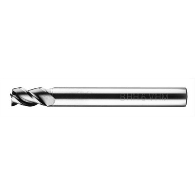 Frez węglikowy Baildon DIN 6527 K FWP3A 4 mm, VHM TiAlN, Z3, 54-5 mm, BAILD