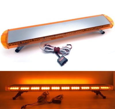 Stroboskop оранжевый балка led kogut эвакуатор 118cm усиленная 12v 24v 4 стороны фото №1