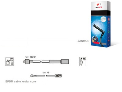 ПРОВОДА ЗАЖИГАНИЯ КОМПЛЕКТ. FIAT JANMOR