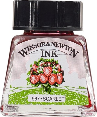 Tusz rysunkowy W&N - Scarlet 14ml