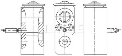 VALVE EXPANSION AIR CONDITIONING BEHR *** PREMIUM MAHLE AVE 82 000P  