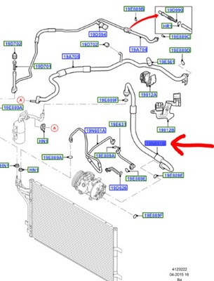 Шланг кондиціонера ford focus mk2 cmax 2003- фото №1