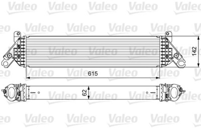 VALEO 818630 RADUADOR AIRE DE CARGA  