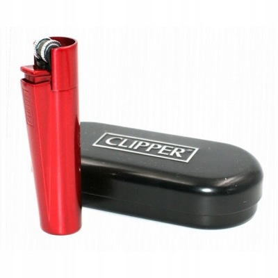 Zapalniczka CLIPPER METAL RED BOX