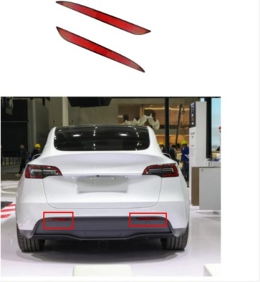 Tesla model 3 2017 17 правый отражатель заднего бампера фото №1