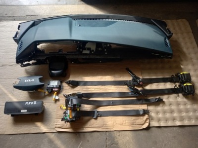 Kia niro ii консоль панель приладів приладова подушка безпеки kpl фото №1