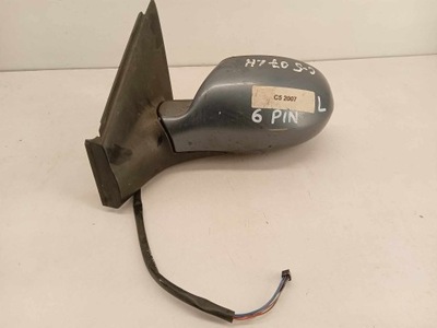 Зеркало левая дверь citroen c5 ii lift 6 pin фото №1