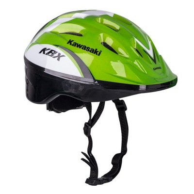 Kask na rower, rolki, Kawasaki Shikuro Zielony S