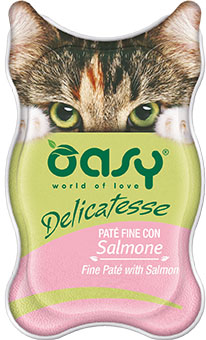 OASY KOT DELICATESSE Pate Łosoś 85g