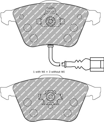 FDS1765 DS.Performance FERODO AUDI A3 AUDI TT 