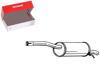 Гаситель системы выпускной задняя dacia logan logan express logan mcv фото №1