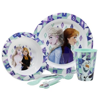 KRAINA LODU FROZEN ZESTAW NACZYŃ 5 EL. DISNEY HOME