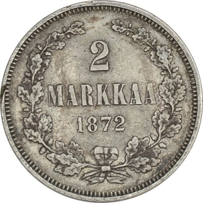 20.FINLANDIA, ALEKSANDER II, 2 MARKKAA 1872