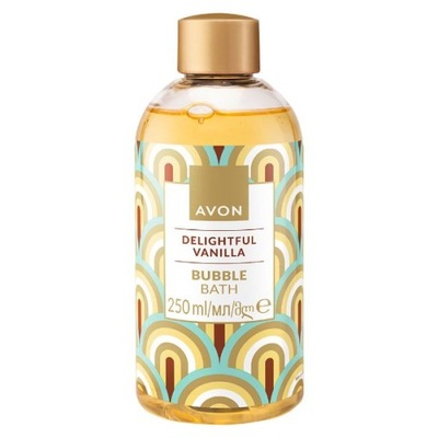 Avon Delightful Vanilla Płyn do kąpieli Rozkoszna Wanilia 250ml