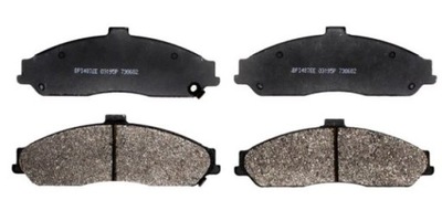 Тормозные колодки перед chevrolet corvette c5 97-04 ate фото №1