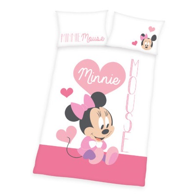 Pościel dziecięca Disney Minnie Mouse 100x135cm