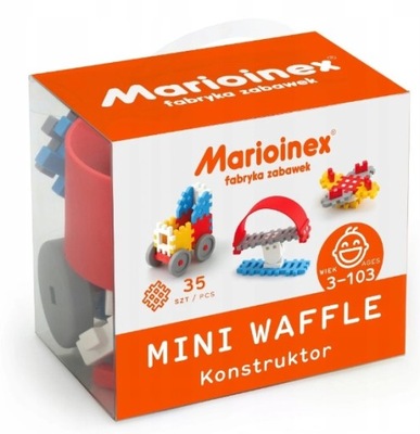 Marioinex Wafle Mini Konstruktor Chłopiec 35el