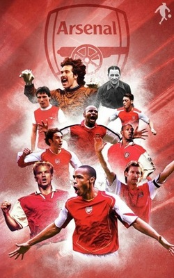 Plakat Arsenal FC Thierry Henry Legendy Klubu